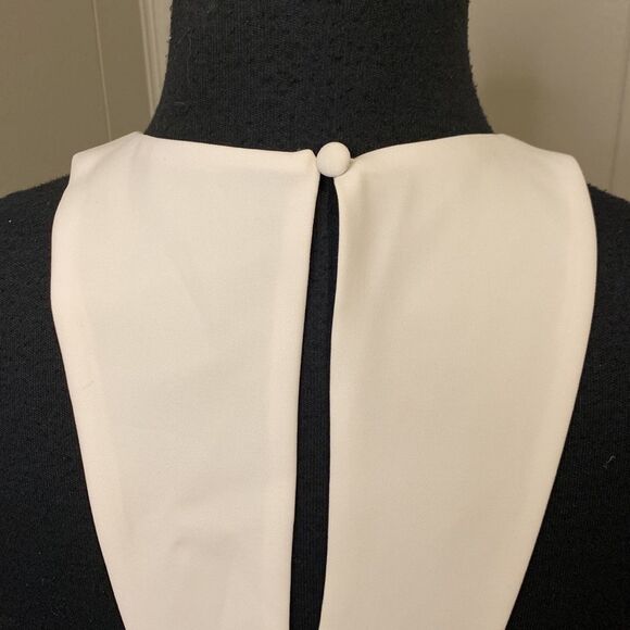 Tobi Small White Halter Top Tank Neck Button Sheer Lining 100% Polyester - Picture 5 of 7